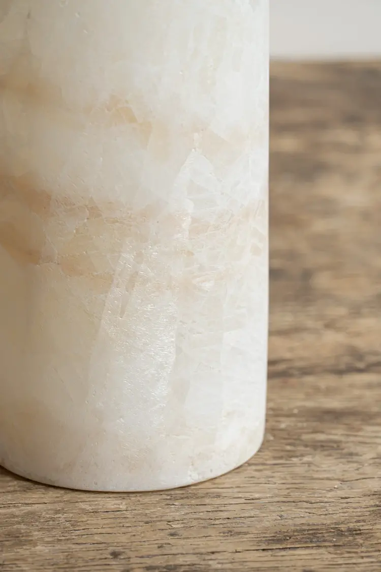 Nocturnals Nocturnals Cylinder Albast kaarshouder 12x27