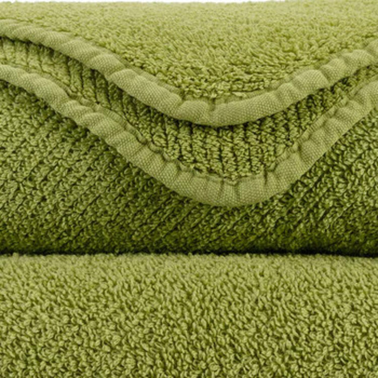 Abyss & Habidecor Abyss Habidecor Twill Handdoek Apple Green Groen (165)