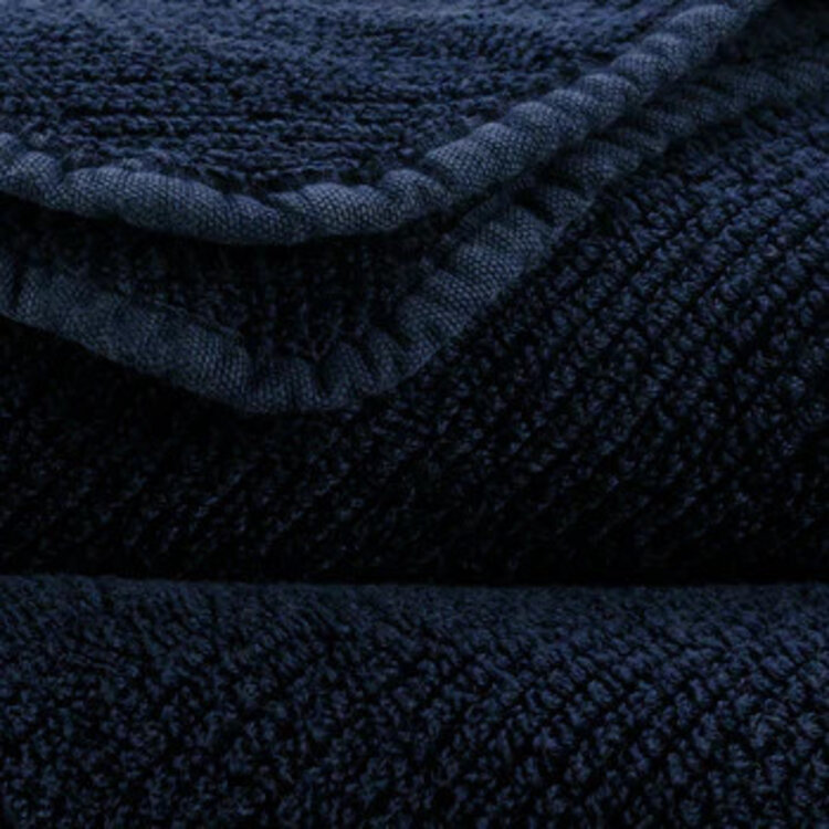 Abyss & Habidecor Abyss Habidecor Twill Handdoek Navy Blauw (314)