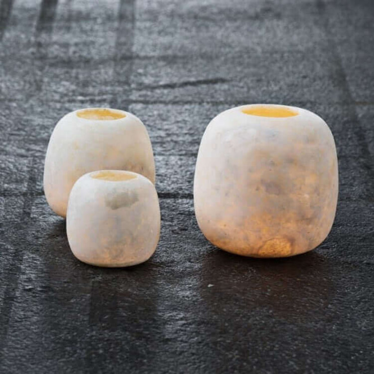 Sirocco Living Sirocco Alabaster Curra mini White