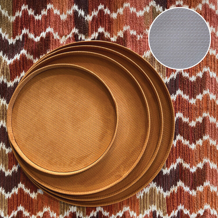 Evolution 21 Evolution21 Vegan Leather Dienblad Tray Embossed Blush