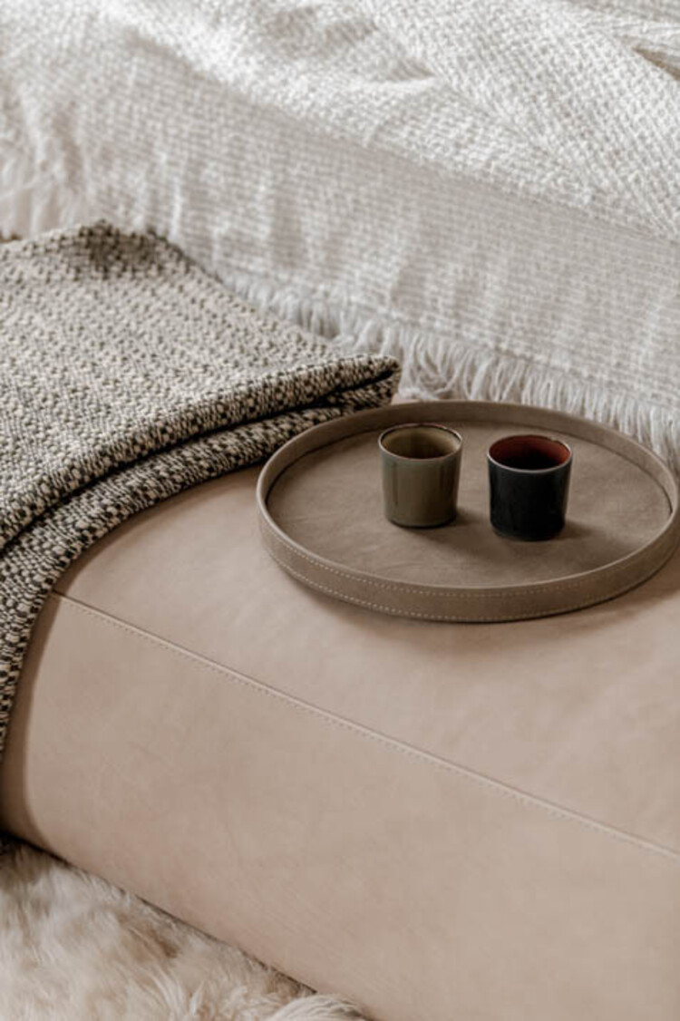 Evolution 21 Evolution21 Vegan Leather Dienblad Tray Embossed Blush