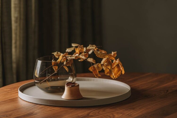 Evolution 21 Evolution21 Vegan Leather Dienblad Tray Embossed Blush