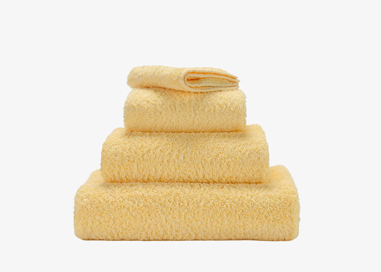 Abyss & Habidecor Abyss Habidecor Super Pile Handdoek Popcorn Geel (803)