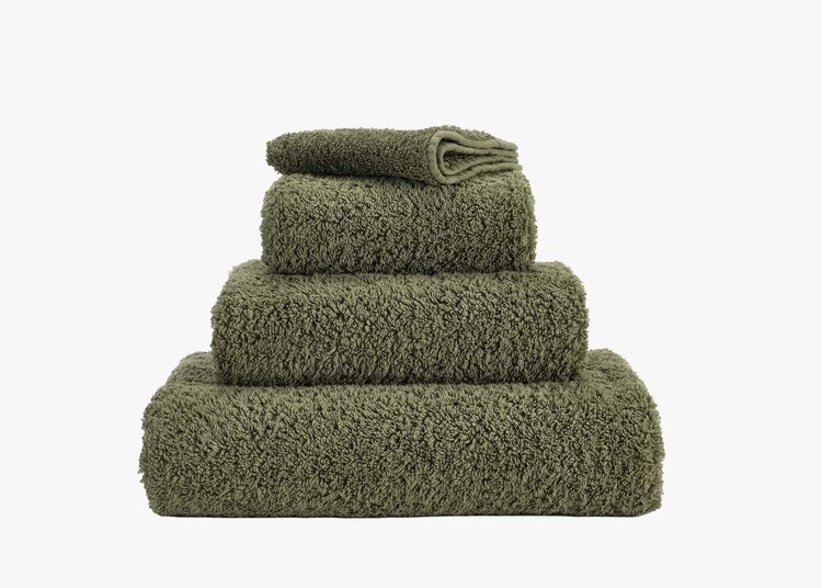 Abyss & Habidecor Abyss Habidecor Super Pile Handdoek Khaki Groen (275)