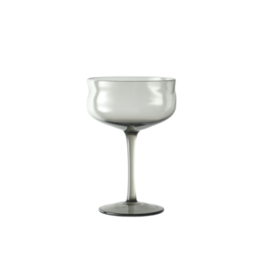 Paveau Paveau Swirl Coupe glas Mist (Donkergrijs)