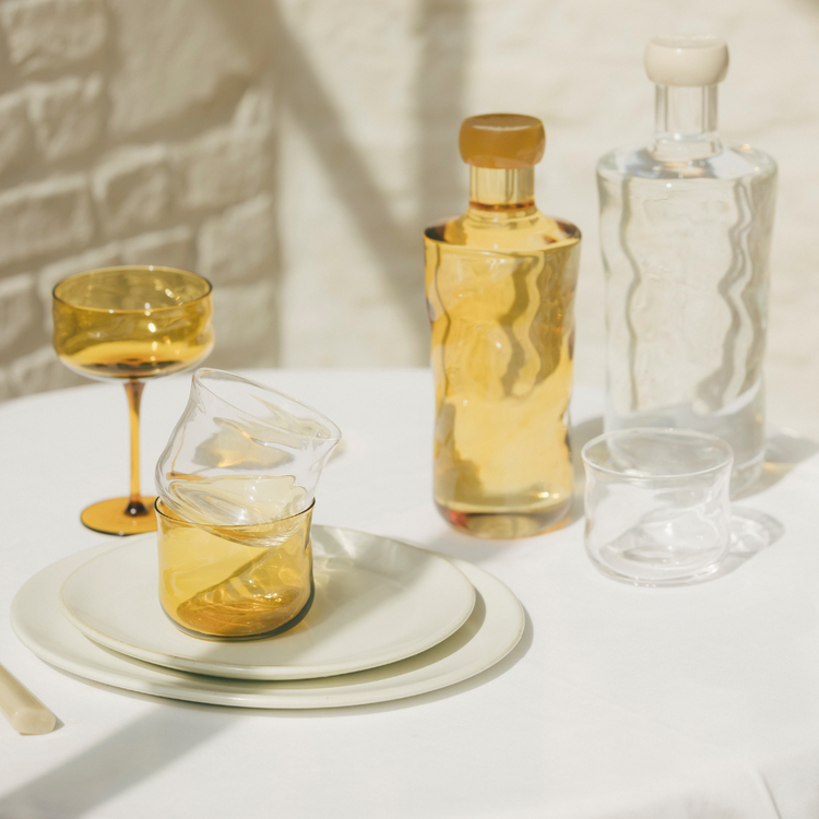 Paveau Paveau Swirl waterglas Wave (Transparant)