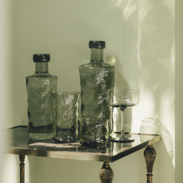 Paveau Paveau Swirl fles 0,75L Moss (Mosgroen)