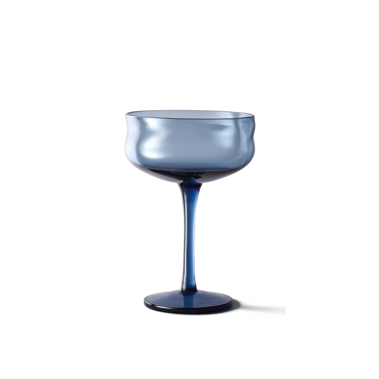 Paveau Paveau Swirl Coupe glas Midnight (Donkerblauw)