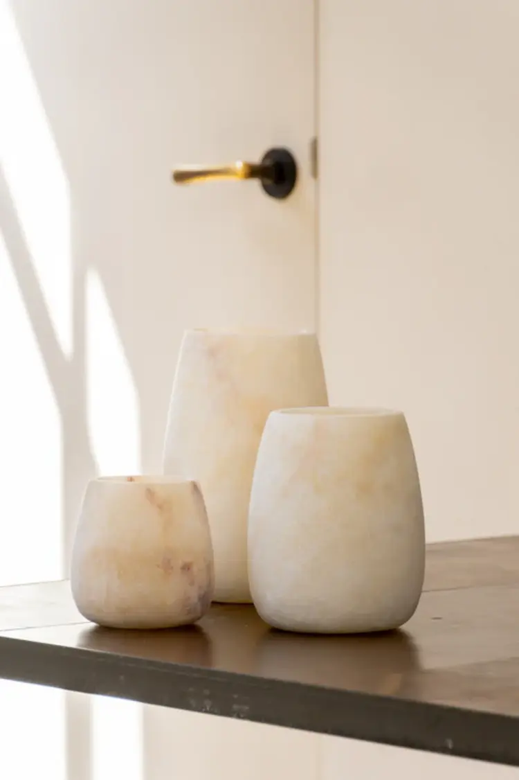 Nocturnals Nocturnals Tear Drop Albast kaarshouder 14x22