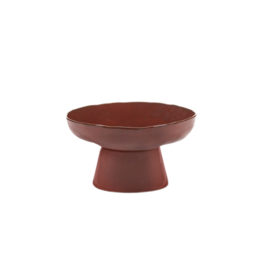 Serax Serax Serveerschaal op voet L Venetian Red La Mère