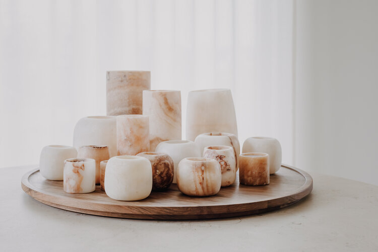 Sirocco Living Sirocco Alabaster Curra mini White