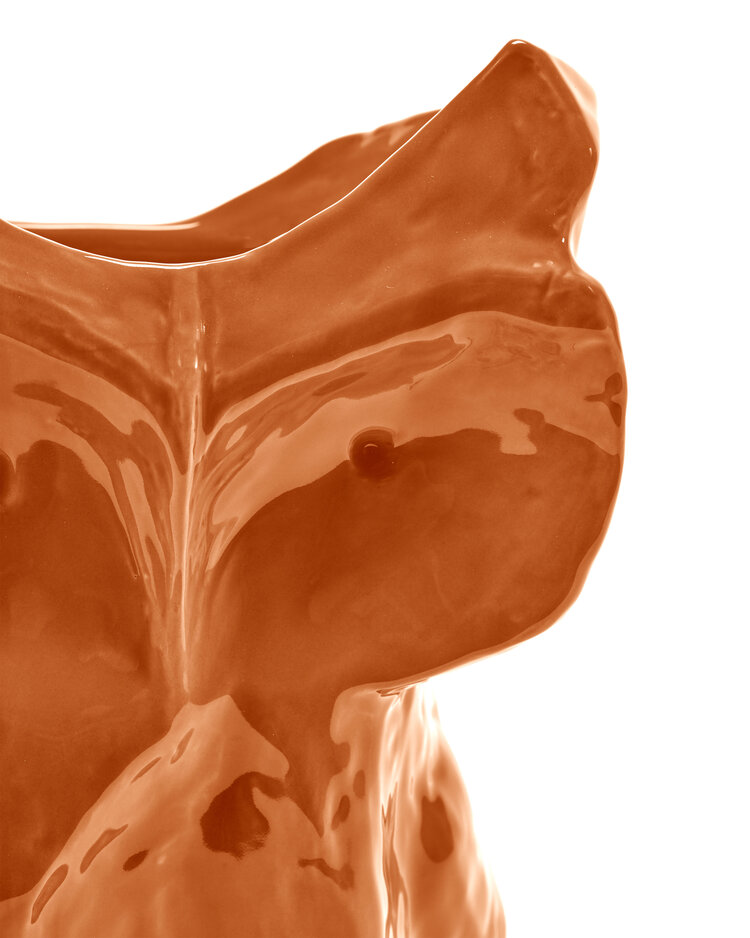 Serax Serax Uil vaas L Oranje After Midnight