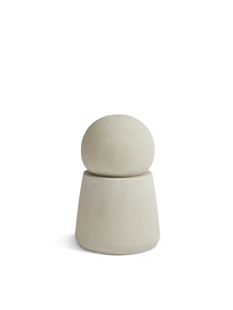 Woud Woud Serena Jar tall grey sandstone