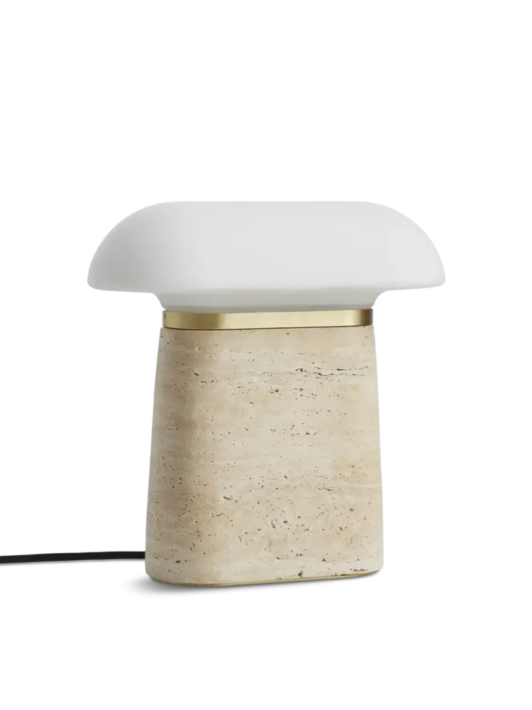 Woud Woud Lamp Nova travertino