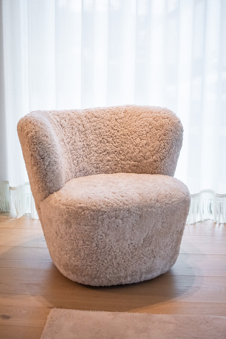 Nocturnals Nocturnals Charlot lounge fauteuil sheepskin2420
