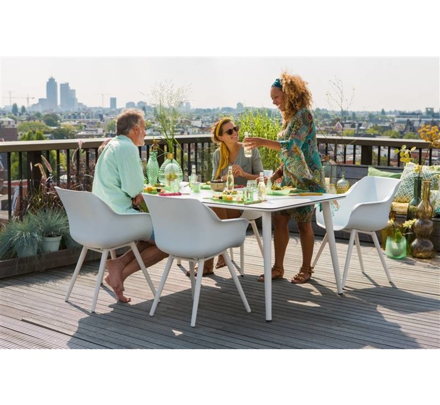 Hartman Sophie Studio Dining tuinstoel met kegelvormig poten | Wit