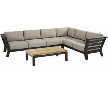 4 Seasons Outdoor 5-teiliges Meteoro XL Loungeset | Anthrazit