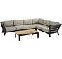 4 Seasons Outdoor Meteoro All-Weather XL Loungeset mit Aluminium und Teak