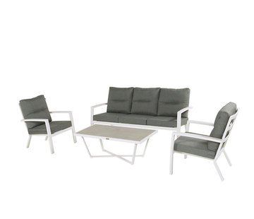 Hartman 4-delige Canberra Loungeset | Wit