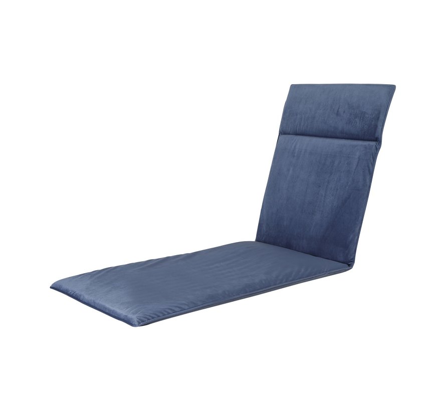 Ligbedkussen Outdoor Panama Velvet Saffier Blauw | 190cm x 60cm