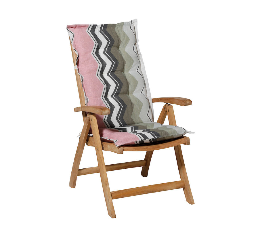 Madison Panama Chris Roze standenstoelkussen met hoge rug  | 123cm x 50cm