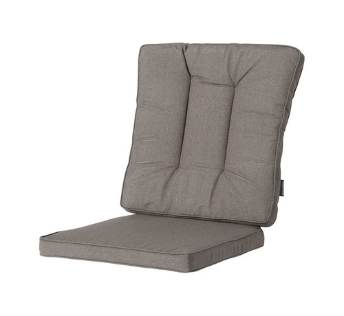 Madison Madison Oxford Taupe universeel tuinstoelkussen voor Wicker- en diningstoelen | 50cm x 50cm