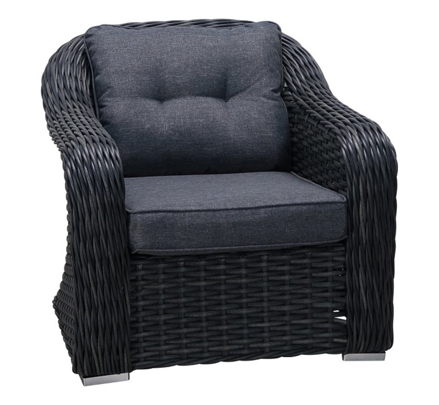 PAZOON Buffalo XL Loungeset aus Wicker mit rechteckigem Kaffeetisch