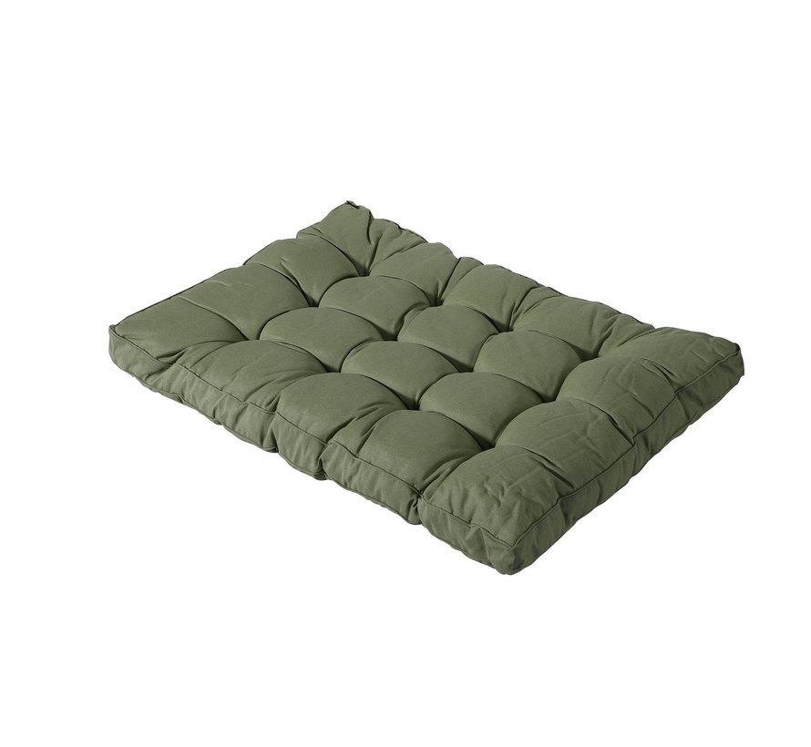 Madison Florance Panama Sage Grün Palettenkissen für Loungemöbel und Palettenbank | 120cm x 80cm