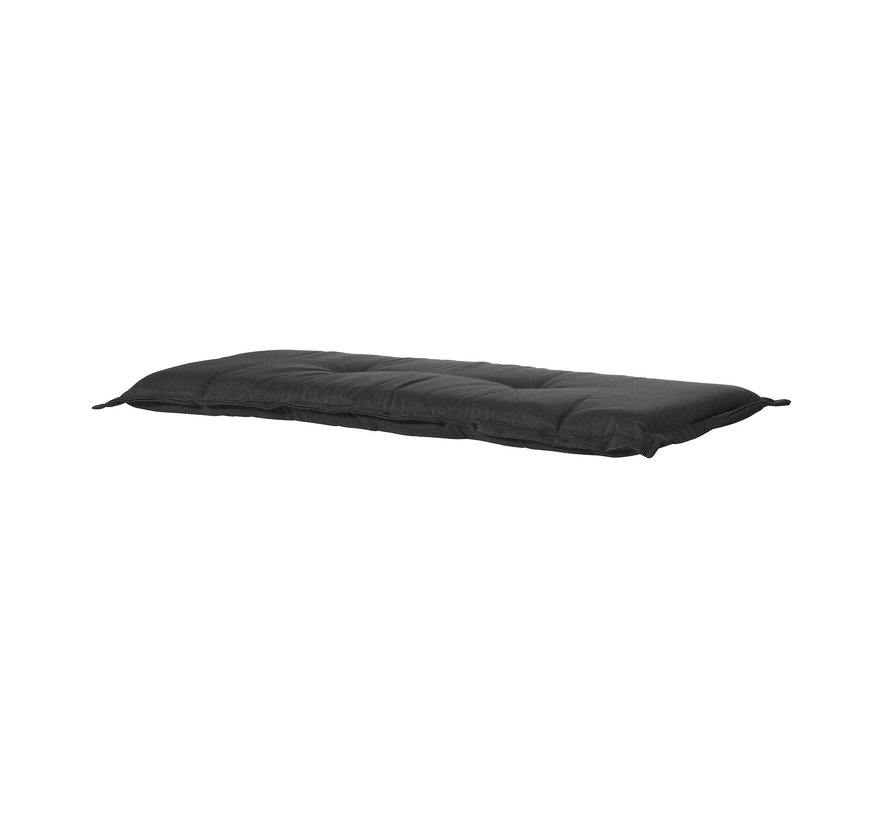 Madison Gartenbankauflage Rib Schwarz | 120cm - 150cm - 180cm