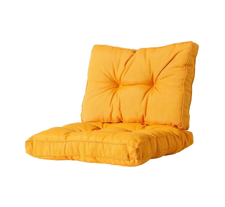 Madison Florance Panama Gelb Kissenset für Loungemöbel und Garnitur | 73cm x 73cm