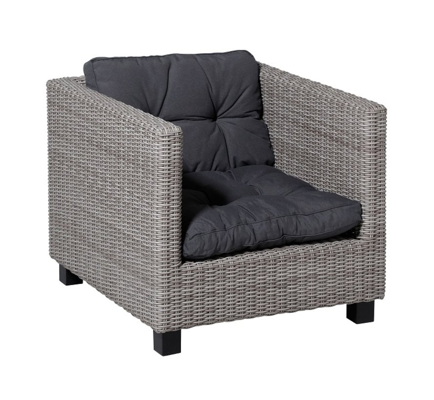 Madison Florance Panama Grijs kussenset  voor in uw loungeset of tuinset | 73cm x 73cm