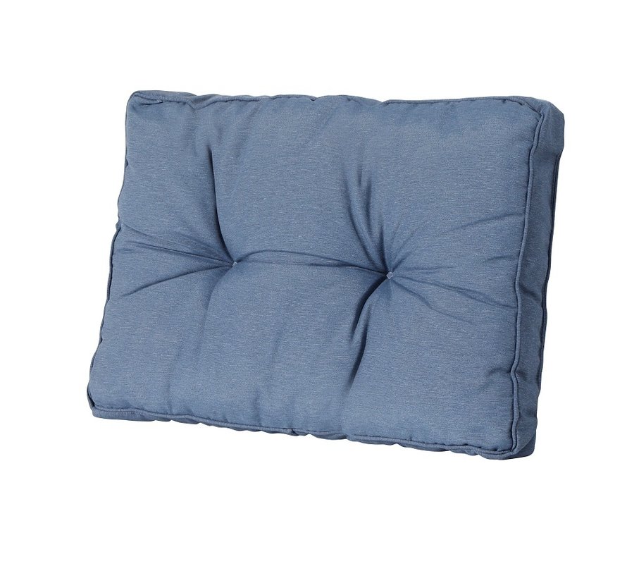 Madison Florance Panama Saphir Blau Rückenkissen für Loungemöbel und Garnitur | 73cm x 43cm