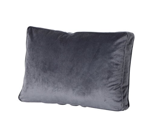 Madison Madison Lounge Outdoor Velvet Grau Rückenkissen für Loungemöbel und Garnitur | 60cm x 43cm