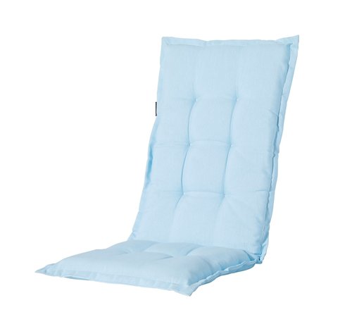 Madison Madison Panama Skyway Blau Stuhlauflage mit Hochlehner | 123cm x 50cm