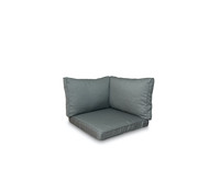 Madison 3-teiliges Lounge Rib Grau Kissenset | 60cm x 60cm