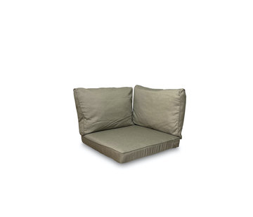 Madison 3-teiliges Lounge Rib Taupe Kissenset | 73cm x 73cm