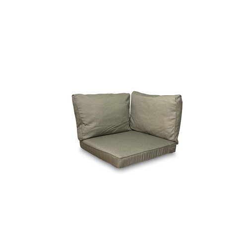 Madison Madison Lounge Rib Taupe Kissenset für Loungemöbel und Garnitur | 73cm x 73cm