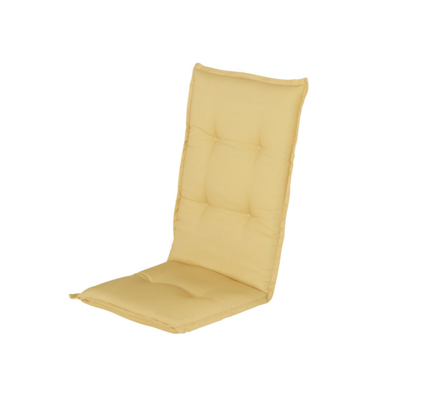 Hartman Cuba Gelb Stuhlauflage mit Hochlehner | 123cm x 50cm