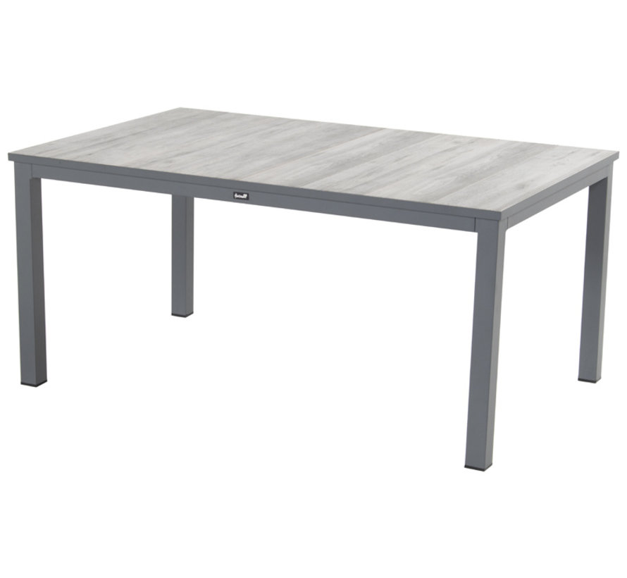 Hartman Comino tuintafel met aluminium frame en keramisch tafelblad | Antraciet