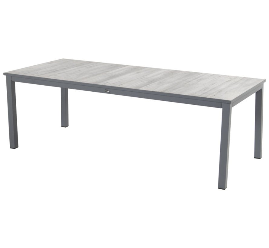 Hartman Comino tuintafel met aluminium frame en keramisch tafelblad | Antraciet