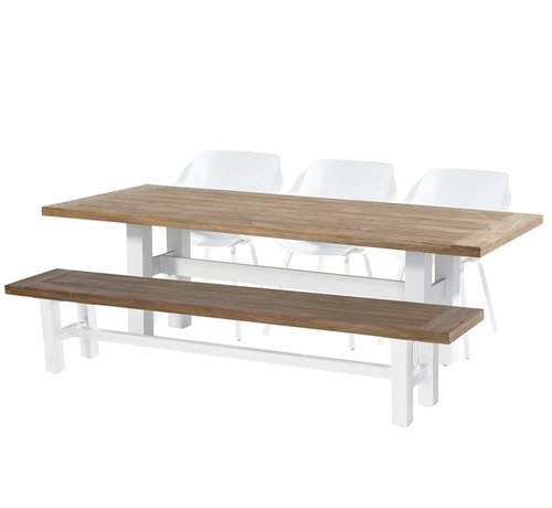 Hartman Hartman Sophie Yasmani Element Garnitur mit Bank 240cm - Weiß