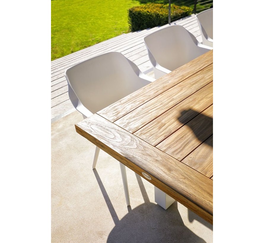 Hartmant Sophie Element Gartenset mit Yasmani Teak Gartentisch 240cm