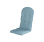 Hartman Bear Chair Cuba Blau Gartenkussen Gartenstuhlkissen mit runder Rückenlehne  | 128cm x 48cm