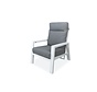 PAZOON Como Lounge verstelbare tuinstoel Aluminium | Wit