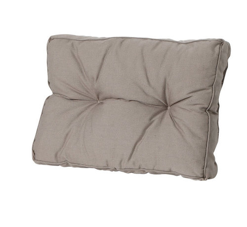 Madison Madison Florance Rib Taupe rugkussen voor uw loungeset of tuinset | 73cm x 43cm