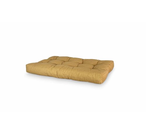 PAZOON PAZOON Atleve Olefin Ockergelb Palettenkissen für Loungeset und Palettenbank | 120cm x 80cm