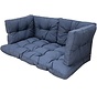 Madison Florance Panama Saffier Blauw kussenset voor in uw loungeset of tuinset | 120cm x 80cm