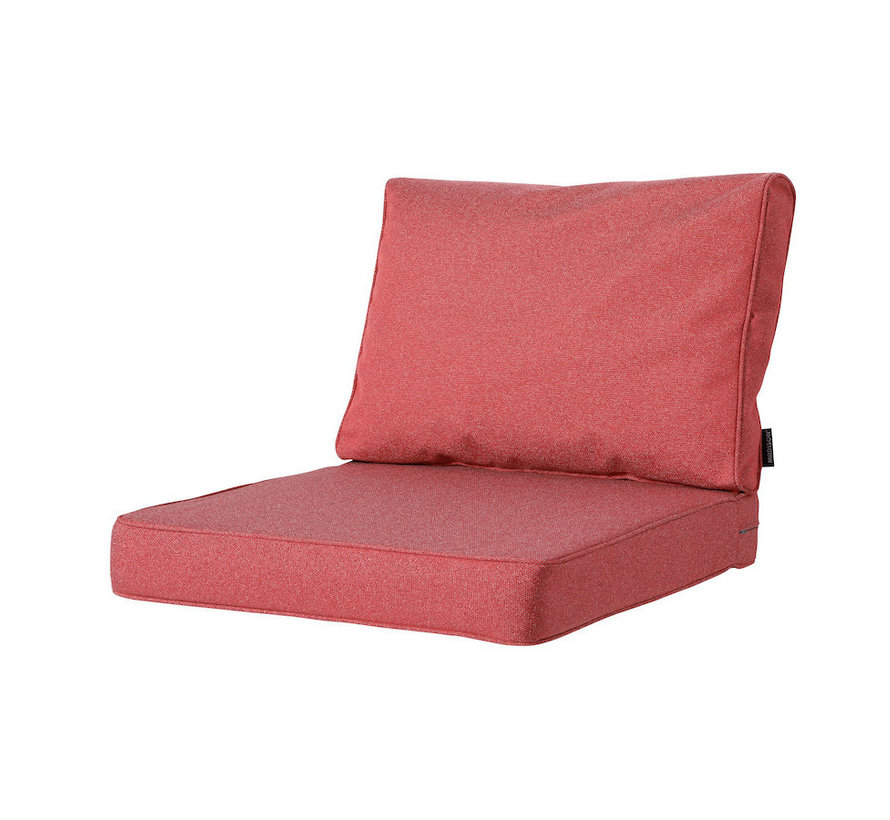 Madison Outdoor Manchester Rot Kissenset für Loungemöbel und Garnitur | 60cm x 60cm