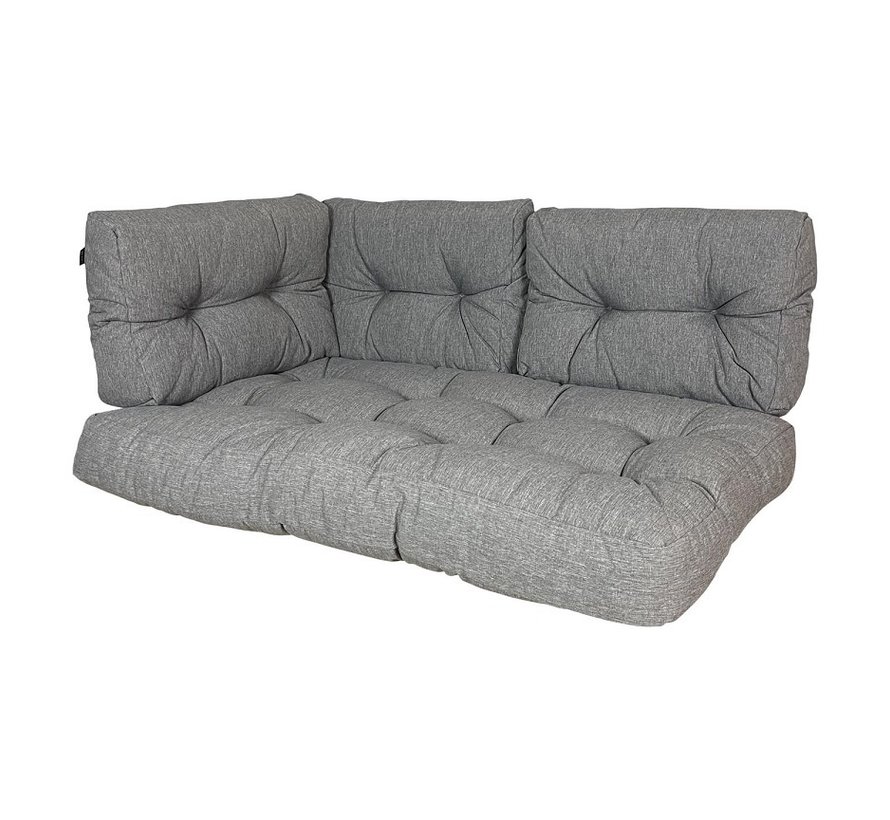 PAZOON Atleve Olefin Antraciet kussenset voor in uw loungeset of palletbank | 120cm x 80cm